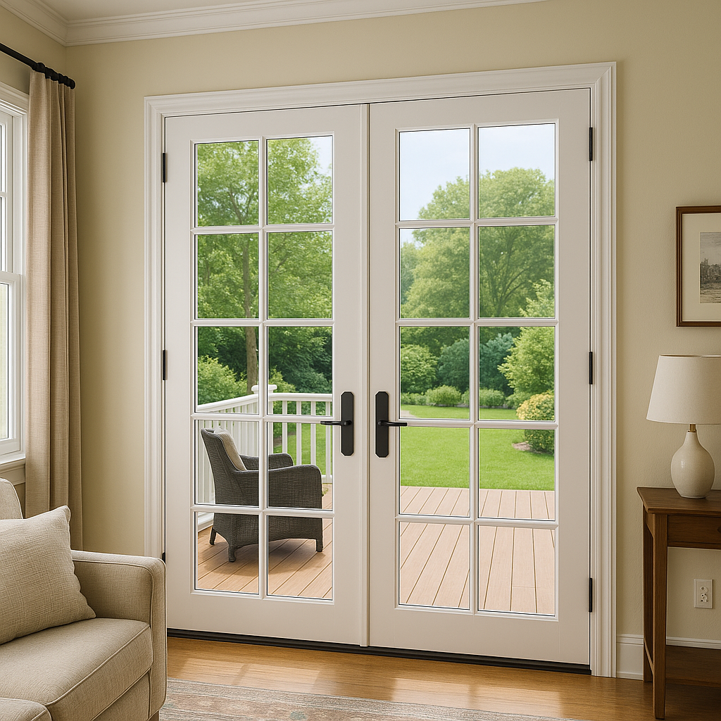 37.5"X96" CUSTOM ENERGY-EFFICIENT ALUMINUM FRENCH DOOR
