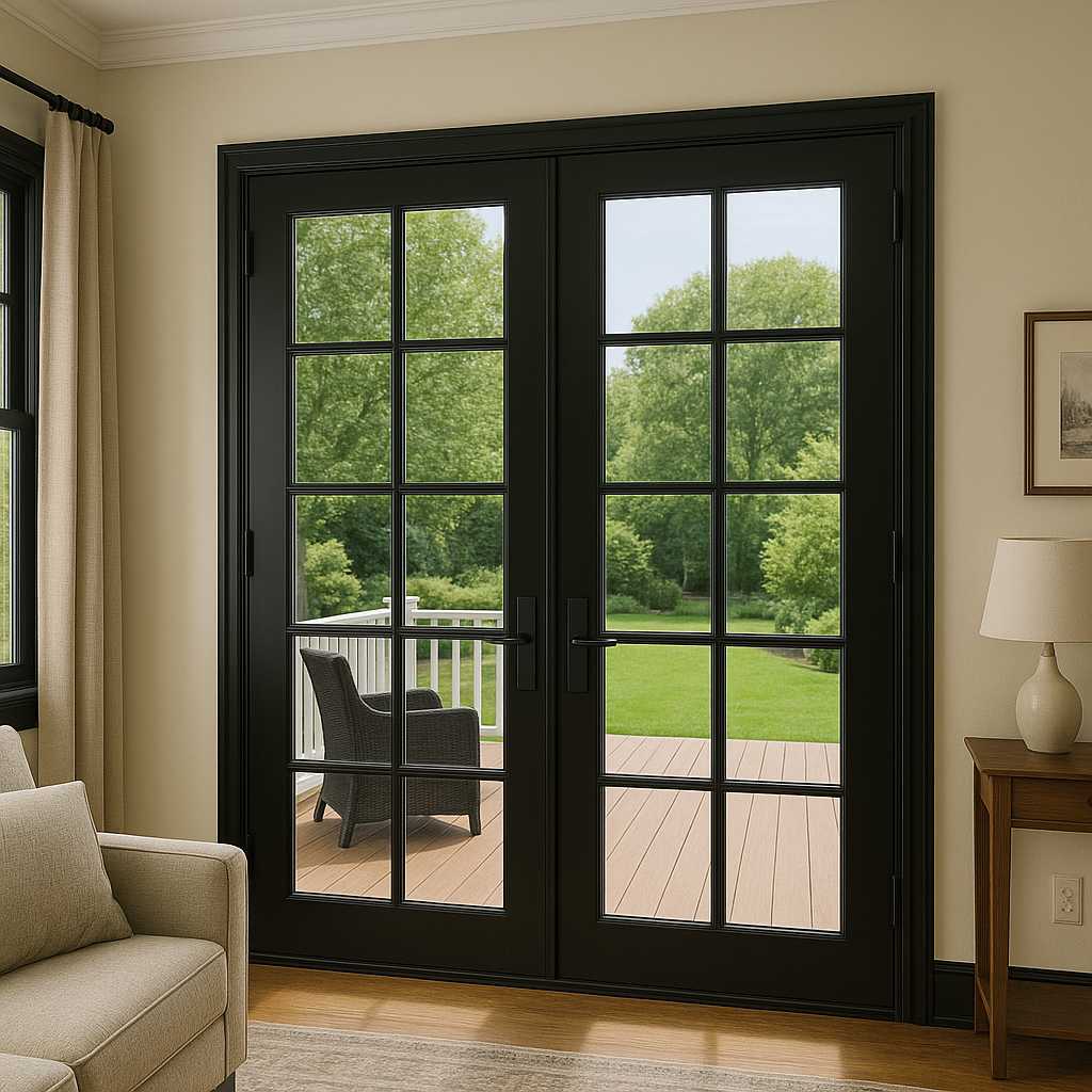 72"X96" CUSTOM ENERGY EFFICIENT ALUMINUM FRENCH DOOR