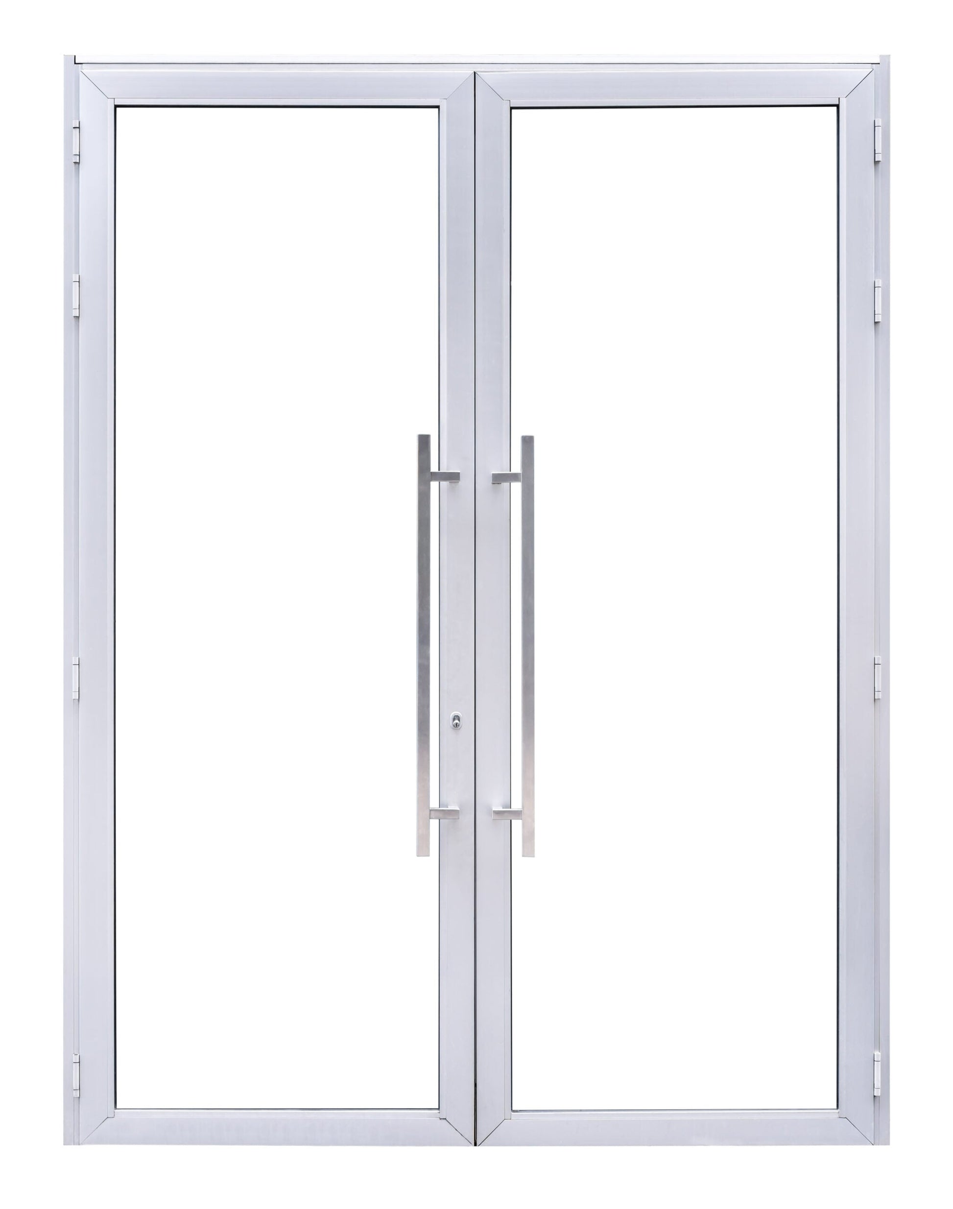 ALUMINUM FRENCH DOOR 60"WX96"H - WHITE IMAGE