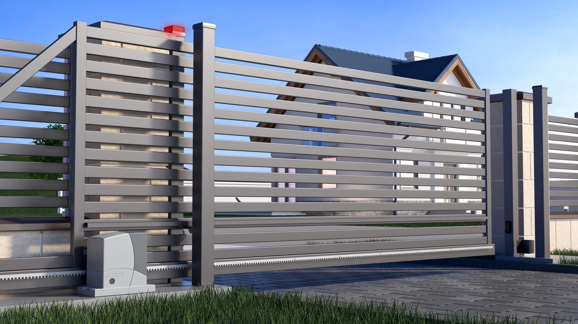 ALUMINUM FENCING 96"WX72"H IMAGE 3