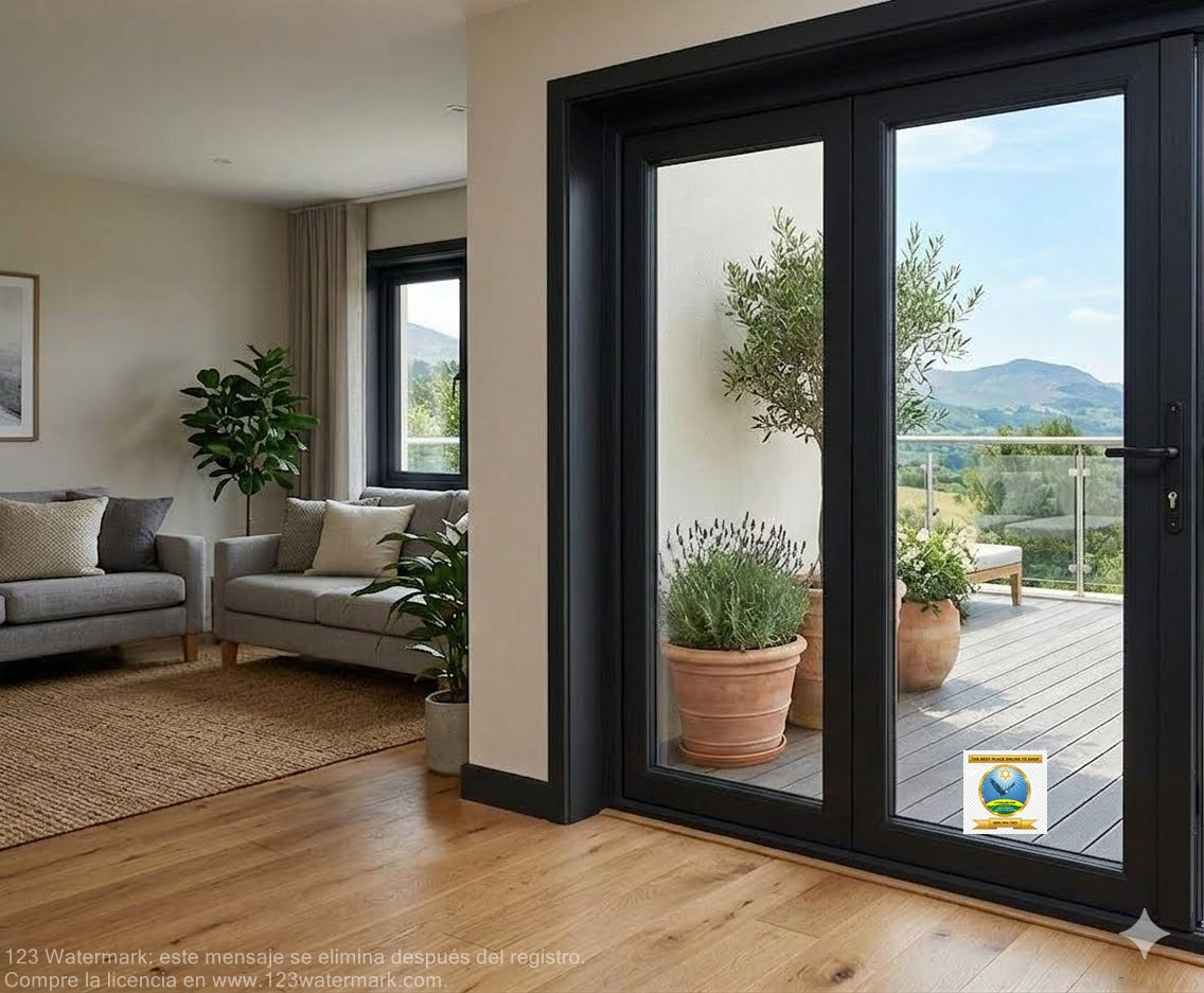 72"X96" CUSTOM ENERGY EFFICIENT ALUMINUM BIFOLD DOOR
