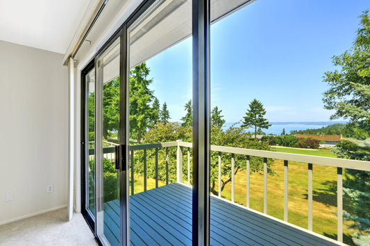 ALUMINUM SLIDING DOOR 120"WX80"H IMAGE 0