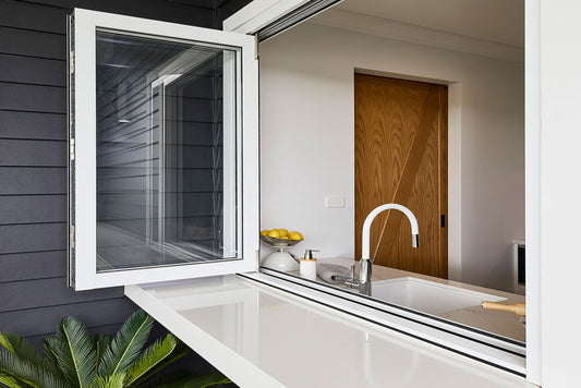LT7 ONLINE.COM THE BEST PLACE TO SHOP ALUMINUM BIFOLD WINDOW 60"WX48"H - OUT SWING FROM EXTERIOR VIEW IMAGE 3