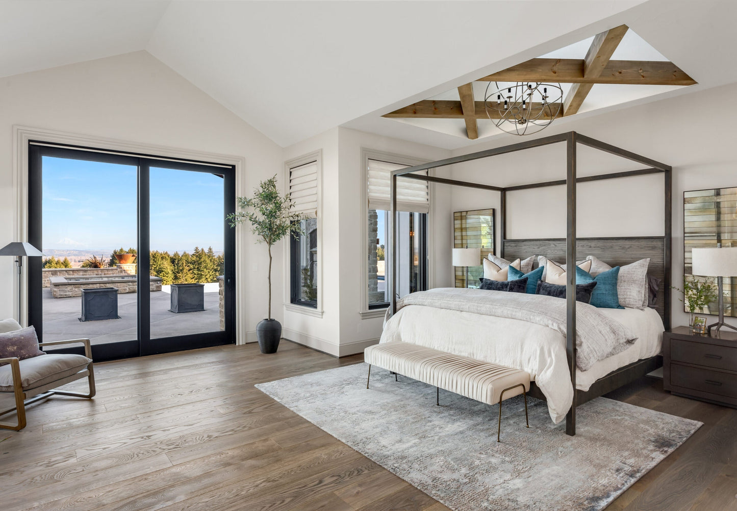 ALUMINUM SLIDING DOOR 108"WX80"H IMAGE 6