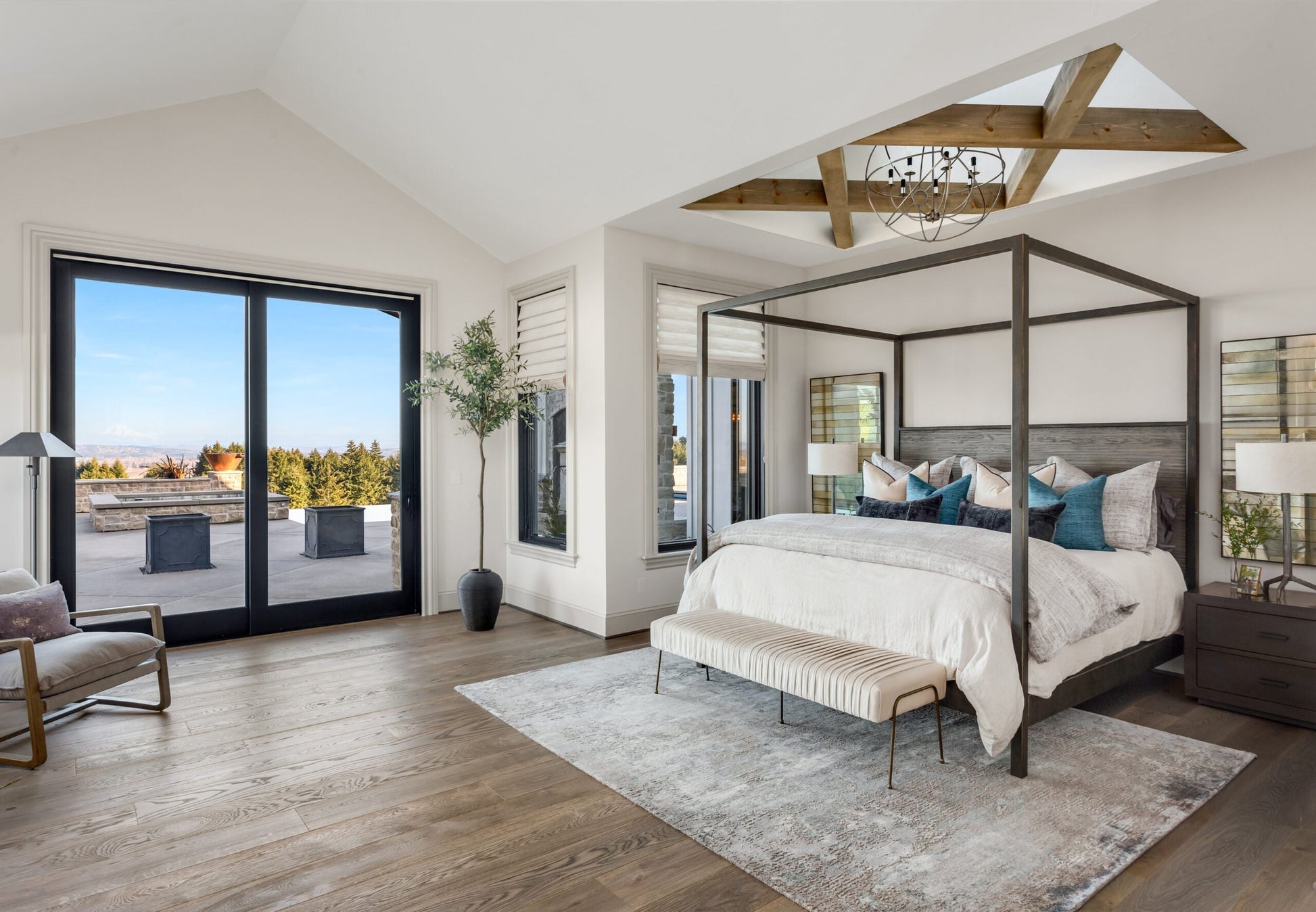 ALUMINUM SLIDING DOOR 108"WX80"H IMAGE 6