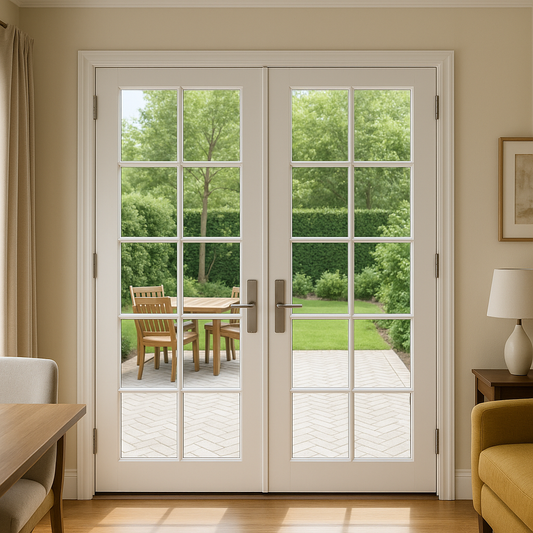 42"X96" CUSTOM ENERGY-EFFICIENT ALUMINUM FRENCH DOOR
