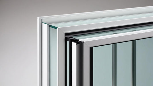 60"x60" custom energy-efficient aluminum sliding window