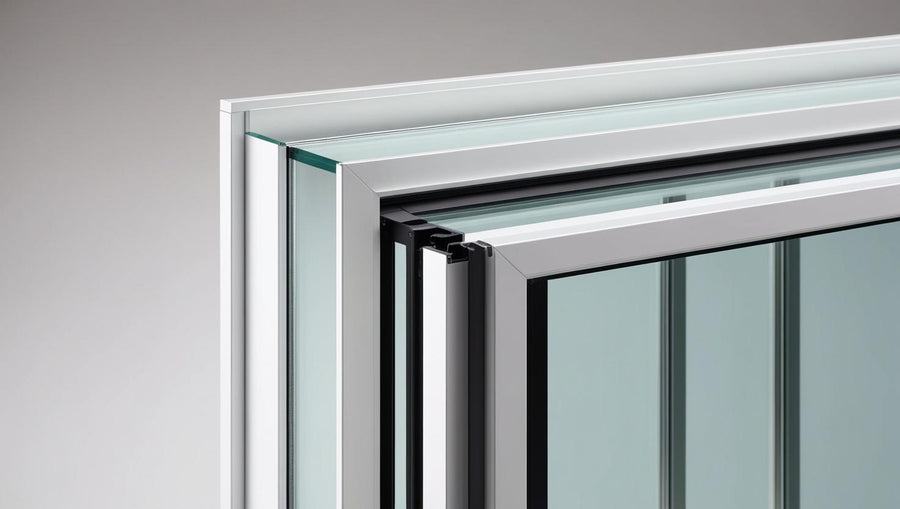 48"x48" custom energy-efficient aluminum sliding window