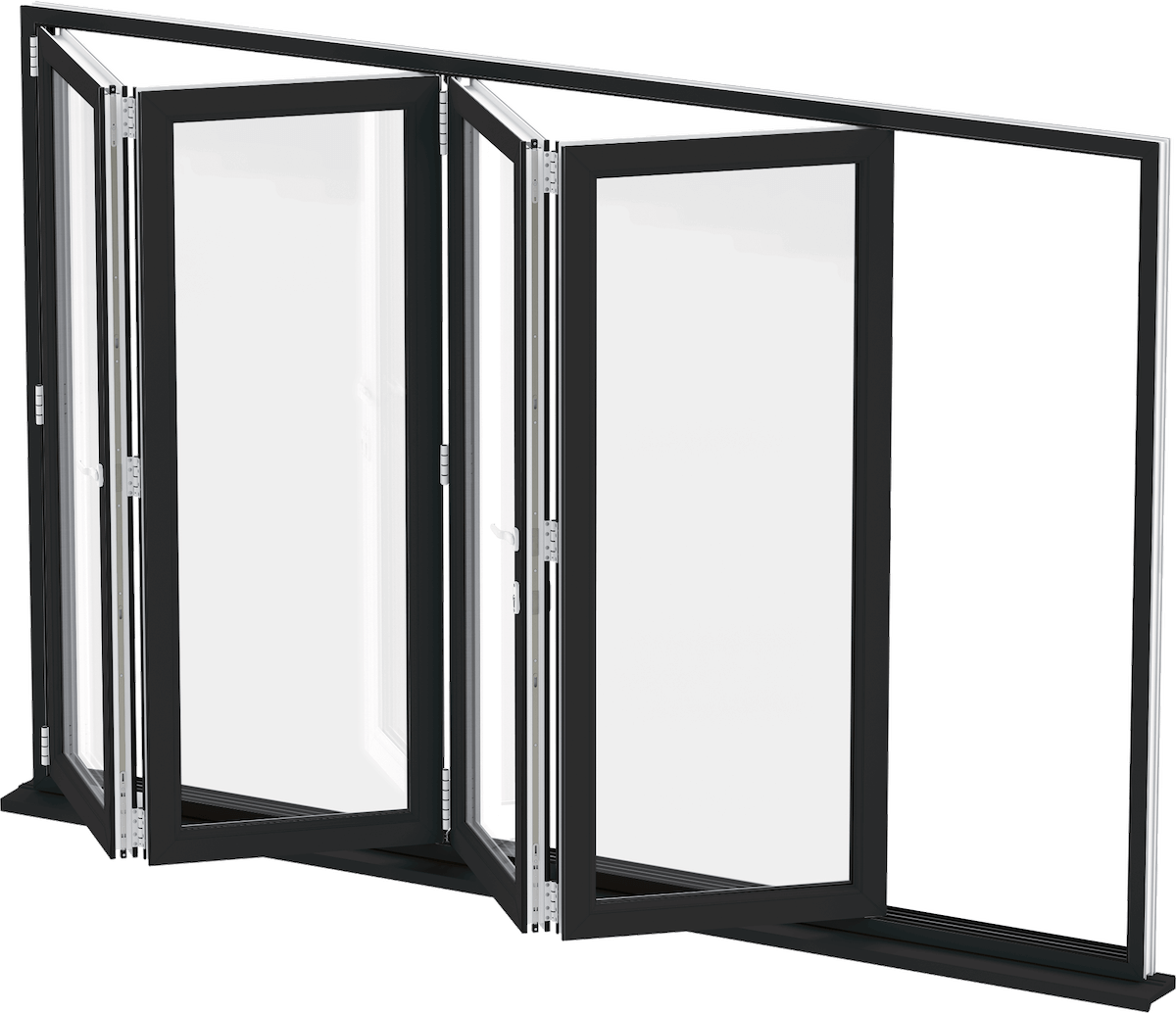 LT7 ONLINE.COM THE BEST PLACE TO SHOP ALUMINUM BIFOLD WINDOW 72"WX36"H - OUT SWING FROM EXTERIOR VIEW IMAGE 0