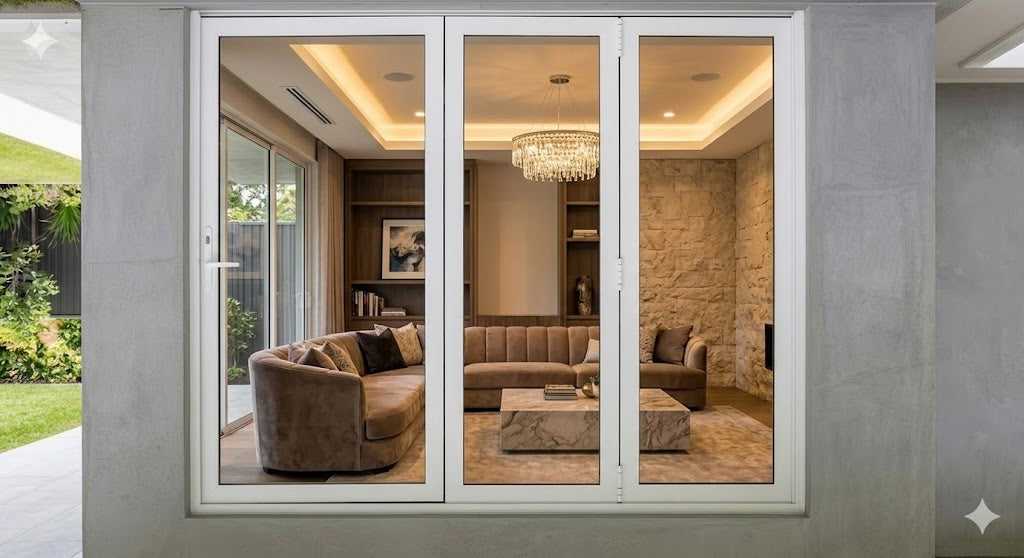 72"X80" CUSTOM ENERGY EFFICIENT ALUMINUM BIFOLD DOOR